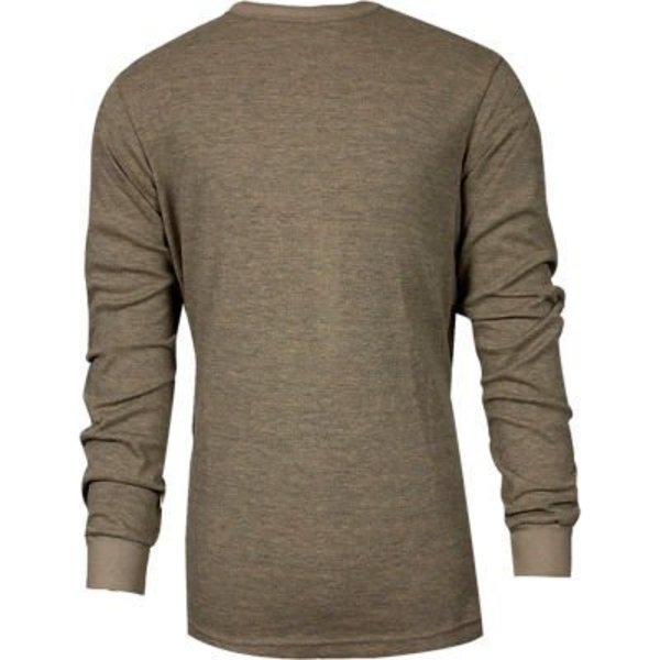 National Safety Apparel TECGEN CC Flame Resistant Long Sleeve T-Shirt, S, Tan,  C541NTNLSSM